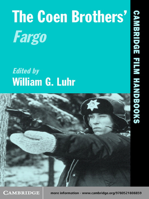 Title details for The Coen Brothers' Fargo by William G. Luhr - Wait list